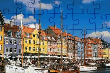 Nyhavn  Copenhagen  Denmark jigsaw puzzle
