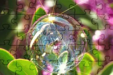Bubble jigsaw puzzle