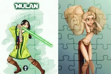 StarWars Mulan Rapunzel