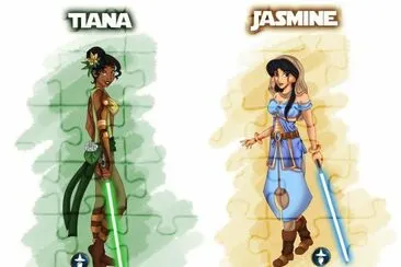 StarWars Tiana Jasmine jigsaw puzzle
