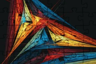 Coloured wide Web jigsaw puzzle