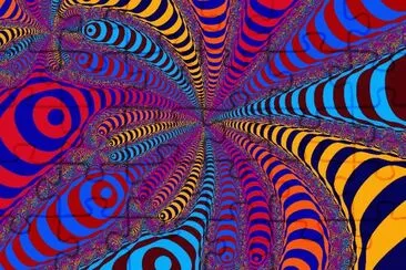 Abstraction jigsaw puzzle