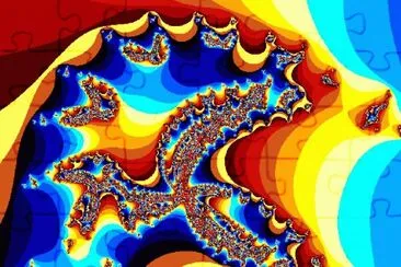 Abstraction jigsaw puzzle