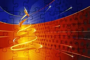 Abstraction jigsaw puzzle
