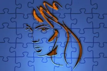 Abstract Woman Face