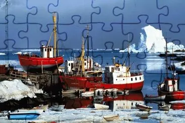 פאזל של Fishing Boats in Alaska