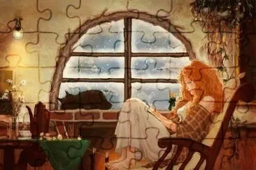leitura jigsaw puzzle