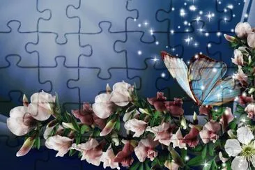 Happy Butterfly jigsaw puzzle