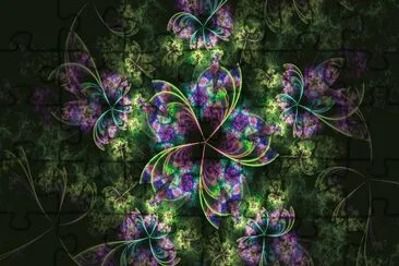 Abstraction jigsaw puzzle