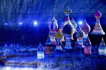 St Basil Cathedral Helium Display- 2014 Sochi