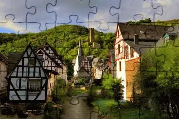 Little Village in Germany jigsaw puzzle