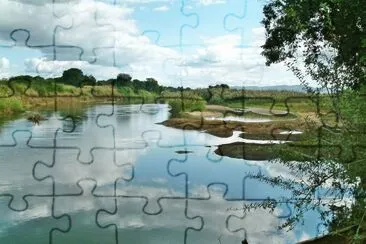 River crossing Mozambique jigsaw puzzle