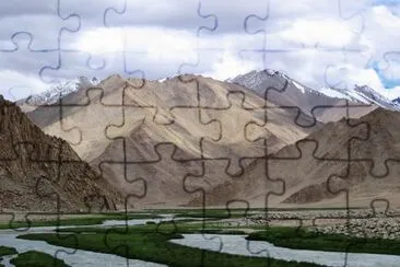 Mountains near Lhasa Tibet jigsaw puzzle