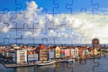 פאזל של Willemstad from above  Curacao