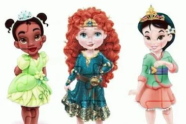 Tiana Merida Mulan