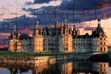 chateau de chambord - france jigsaw puzzle