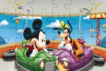Mickey and Goofy jigsaw puzzle