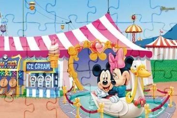 Mickey and Minnie Mouse jigsaw puzzle