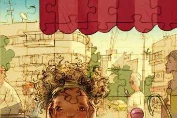Escena jigsaw puzzle