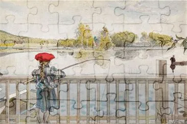 Escena jigsaw puzzle