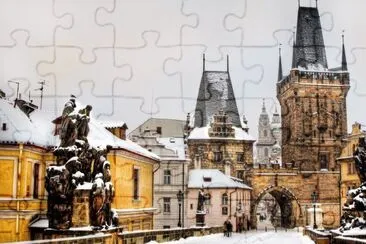 פאזל של Praque in Wintertime