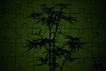 Bamboo jigsaw puzzle
