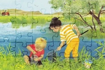 Escena jigsaw puzzle