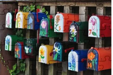 Painted Mailboxes jigsaw puzzle