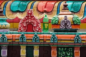 Part of Sri Mariamman Temple  Kuala Lumpur
