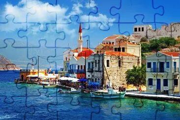 Greek Harbour jigsaw puzzle