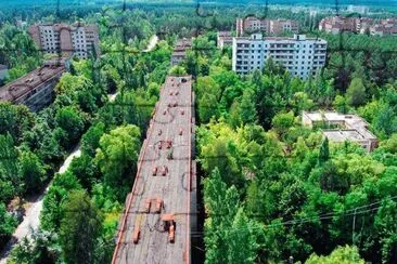 Pripyat, una ciudad de cerca de 50.000 personas,