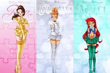 Belle Cinderella Ariel