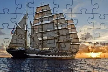 The Kruzenshtern Russian Sailingvessel