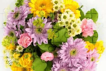 ramo de colores vivos jigsaw puzzle
