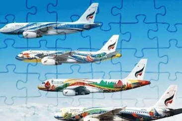 Colorful  Bangkok Airways