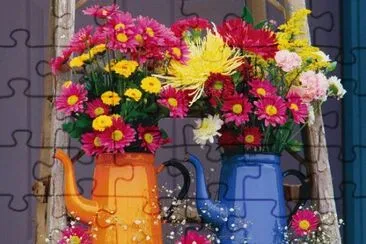 bules laranja azul jigsaw puzzle