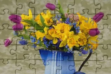 vaso azul jigsaw puzzle