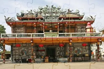 Chinese Temple in Thailand jigsaw puzzle