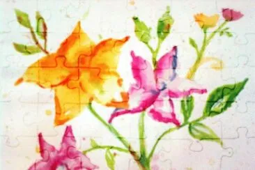 Painting jigsaw puzzle