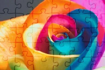 Rainbow Flowers jigsaw puzzle