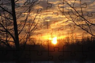 Sunrise Feb 27th 2014 jigsaw puzzle