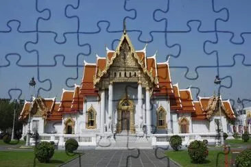 Wat Benchamabophit ( Marble Temple ) Bangkok jigsaw puzzle