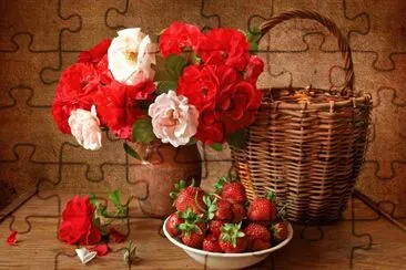 Roses and Strawberries