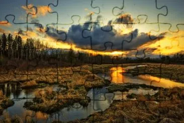 Country Sunset jigsaw puzzle