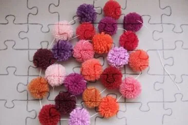 pompons jigsaw puzzle