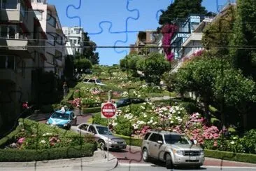 Lombard Street  San Francisco jigsaw puzzle