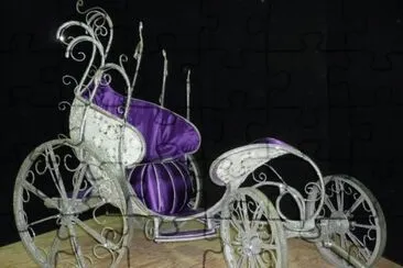 Purple Cinderella Carriage jigsaw puzzle