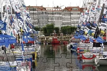 Preparados para la regata jigsaw puzzle