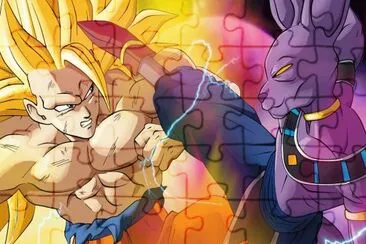 goku vs bills jigsaw puzzle