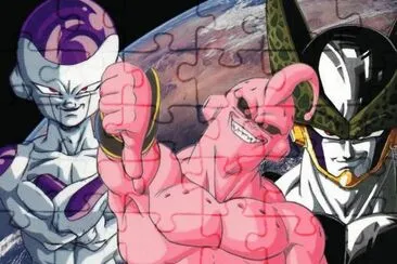 freezer, buu, cell jigsaw puzzle